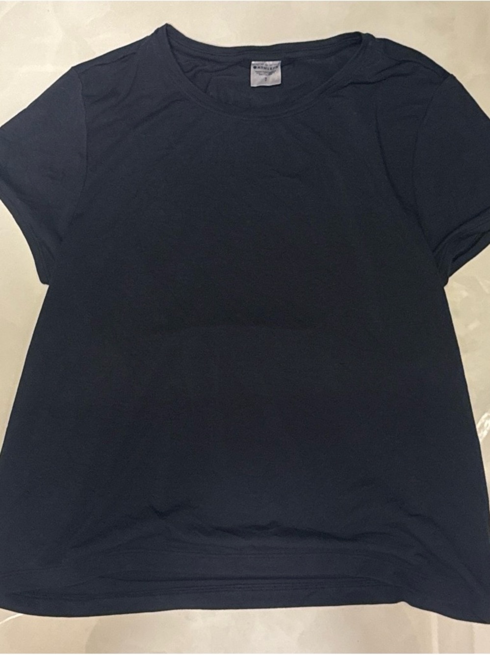 Athleta Dark Navy Short-Sleeve Crew Tee